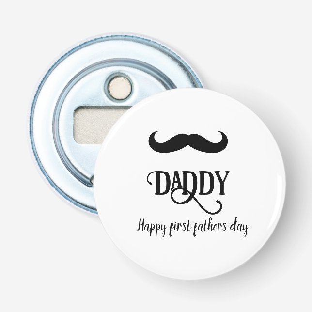 Décapsuleur Happy first father's day custom  (Devant)