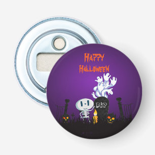 Décapsuleur Happy Halloween Graveyard Éffrayant Squelette & Fa