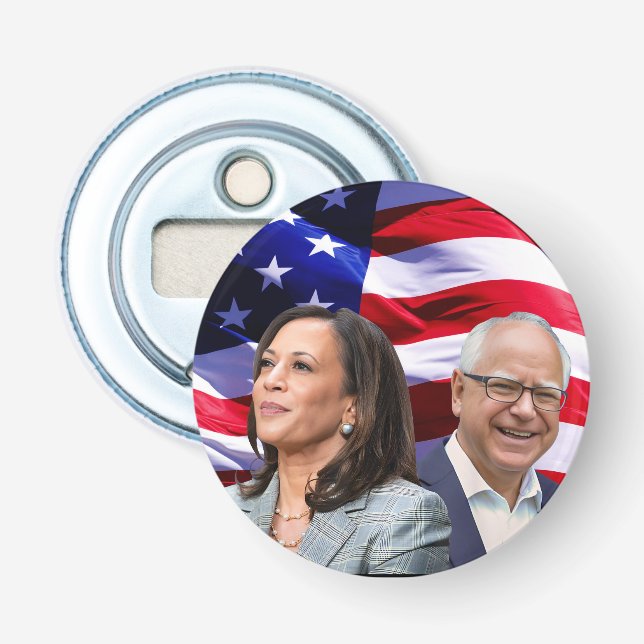 Décapsuleur Harris Waltz 2024 - Kamala Harris Tim Waltz (Devant)