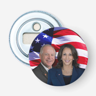 Décapsuleur Harris Waltz Photo 2024 - Kamala Harris Tim Waltz