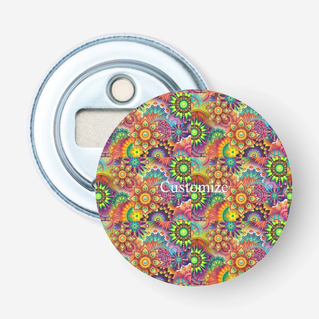 Décapsuleur Hippie Super Techno Psychedelic Thunder_Cove (Devant)