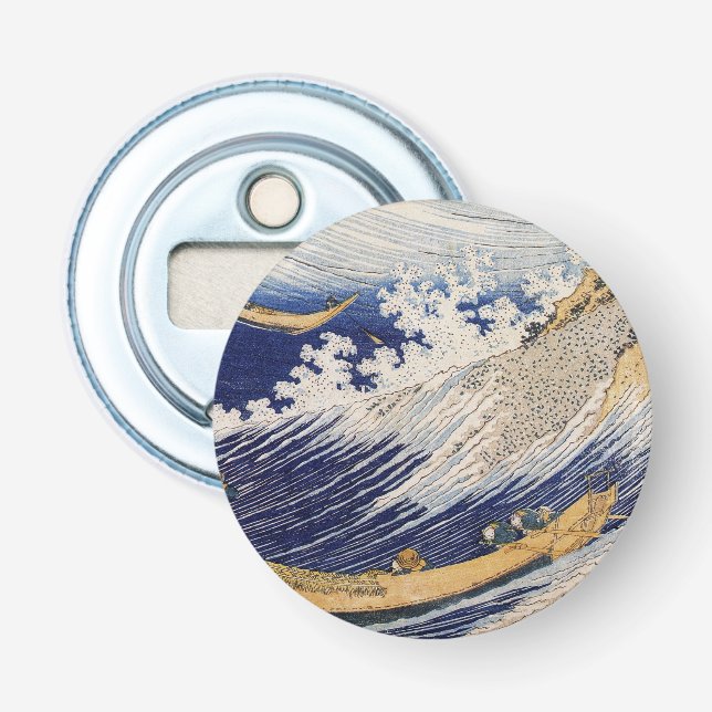 Décapsuleur Hokusai Ocean Waves Sea Boats (Devant)
