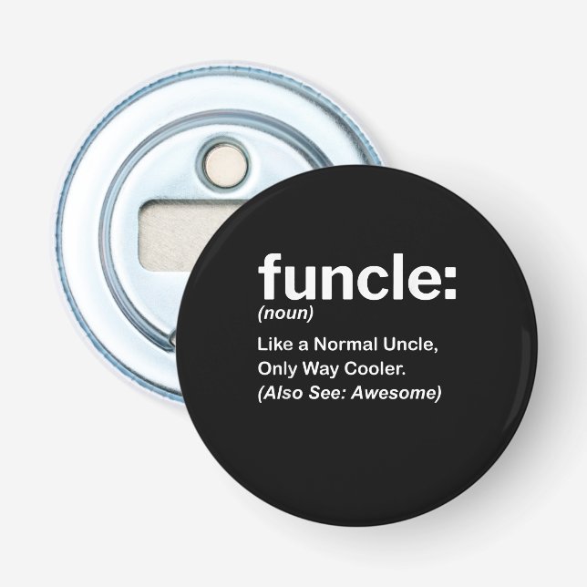 Décapsuleur Homme Funny Uncle Chemise Mens Funcle Définition D (Devant)