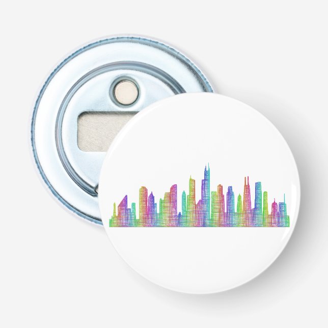 Décapsuleur Horizon de ville de Chicago (Devant)