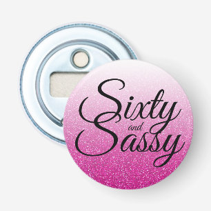 Décapsuleur Hot Pink Parties scintillant Ombre 60 et Sassy 60e