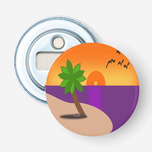DÉCAPSULEUR ÎLE TROPICALE (Devant)