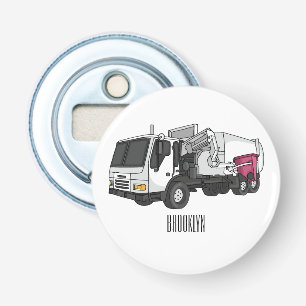 Décapsuleur Illustration de camion à ordures