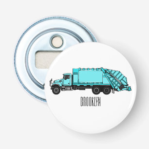 Décapsuleur Illustration de camion à ordures