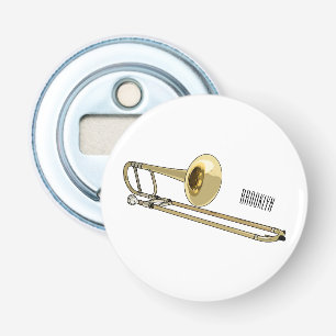 Décapsuleur Illustration de dessin animé de Trombone