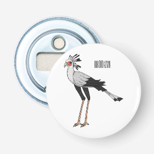 Décapsuleur Illustration de dessin du secrétaire pour oiseaux