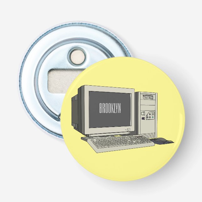 Décapsuleur Illustration de dessin sur ordinateur (Devant)