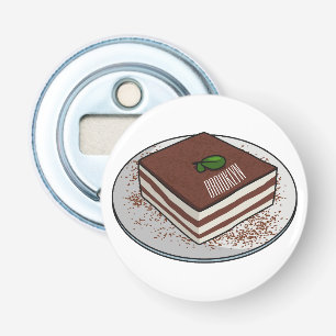 Décapsuleur Illustration de gâteau de Tiramisu