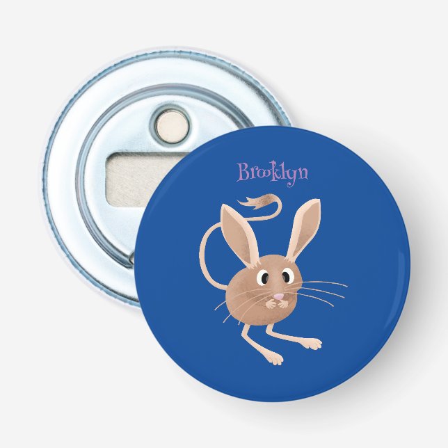 Décapsuleur Illustration de jerboa aux longues oreilles (Devant)