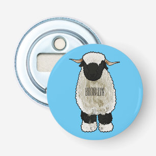 Décapsuleur Illustration de la caricature de mouton Valais Bla
