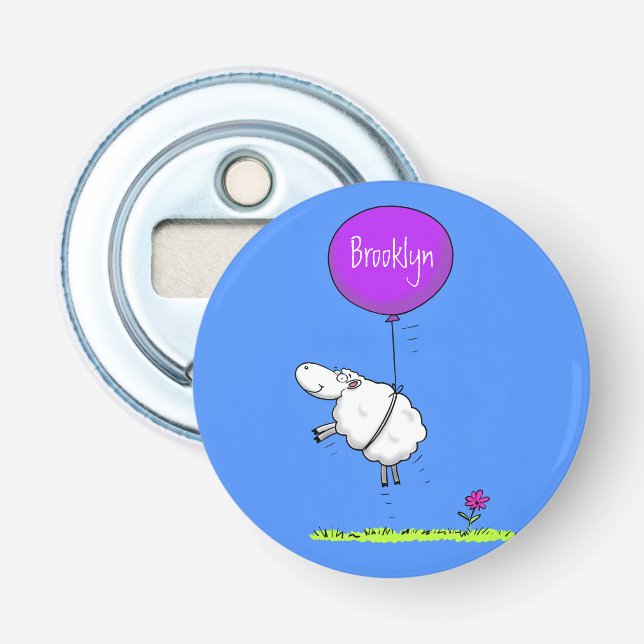 Décapsuleur Illustration de l'humour en ballons de mouton mign (Devant)