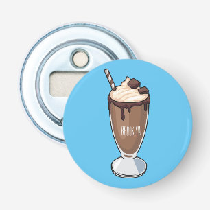 Décapsuleur Illustration de milk-shake au chocolat