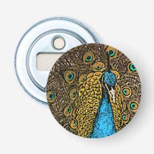 Décapsuleur Illustration de splendeur de paon