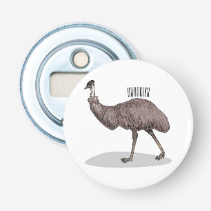 Décapsuleur Illustration d'Emu bird