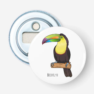 Décapsuleur Illustration d'oiseau toucain à bec de Keel