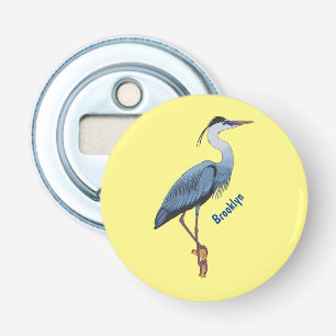 Décapsuleur Illustration du grand héron bleu