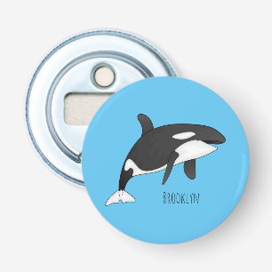 Décapsuleur Illustration d'une baleine tueuse