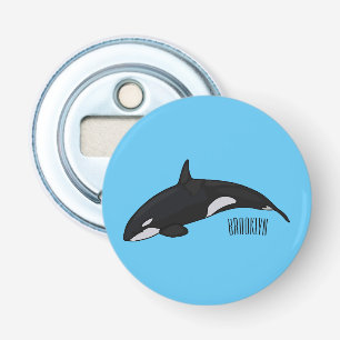 Décapsuleur Illustration d'une baleine tueuse