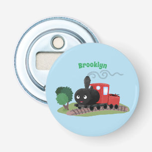Décapsuleur Illustration d'une locomotive à vapeur mûre