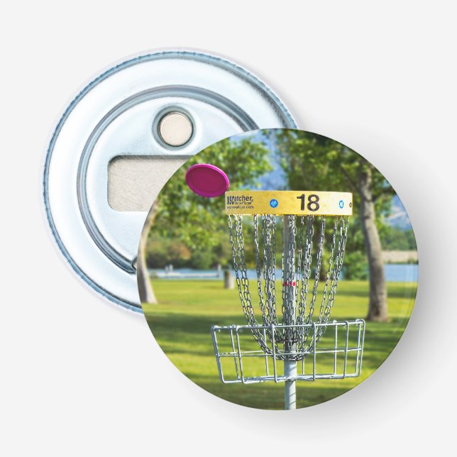 Décapsuleur Inaugurateur de bouteille de golf à disque magnéti (Devant)