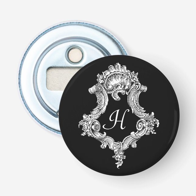 Décapsuleur Initiale de monogramme personnalisée (Devant)