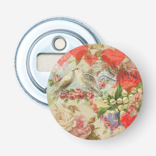 Décapsuleur Inséparables Coeur antique Vintage