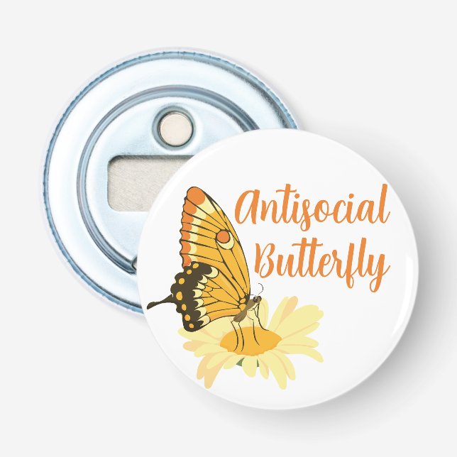 Décapsuleur Introduire la nature esthétique Papillon antisocia (Devant)