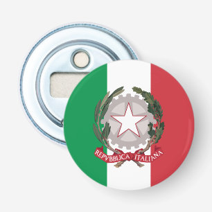 Décapsuleur Italien Inaugurateur, Drapeau Italien, Emblème / F