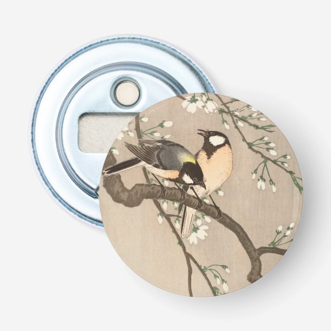 Décapsuleur Japonais Asiatique Koson Bird Chickadee Songbird (Devant)