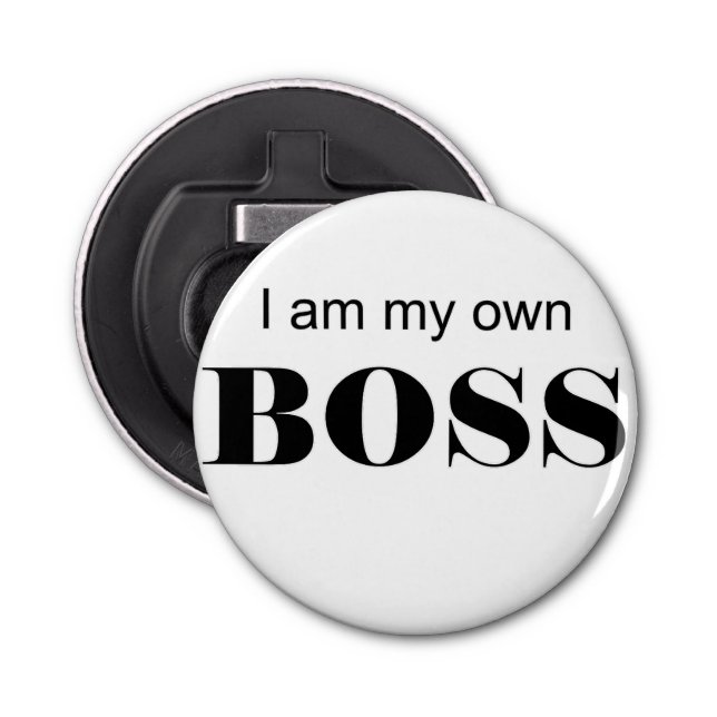 Décapsuleur Je suis mon propre patron ! (Devant)