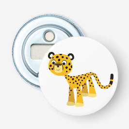 Décapsuleur Joli Cartoon Cheetah Bouton Bouteille Ouverture