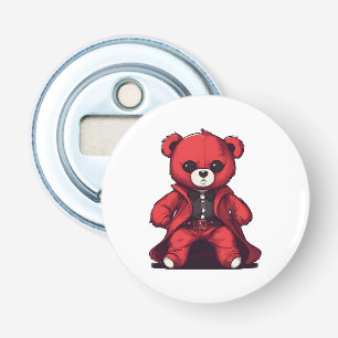 Décapsuleur Joli garçon rouge en peluche