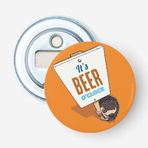 Décapsuleur Joli Hérisson C'est Beer O'Clock Drôle Drôle Carto