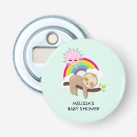 Jolie fentes en azy avec Baby shower Sun & Rainbow