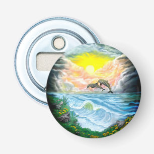 Décapsuleur Jouer aux dauphins sous le soleil