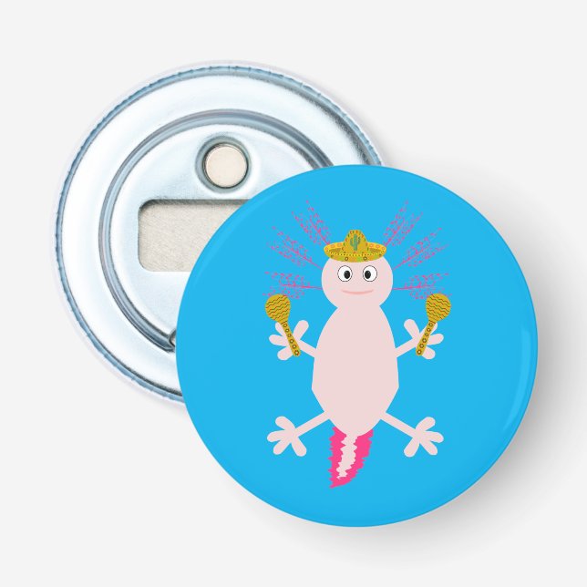 Décapsuleur Jour de l'Axolotl mexicain mort (Devant)