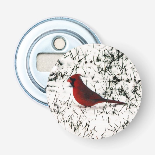 Décapsuleur Joyeux Noël Cardinal (Devant)