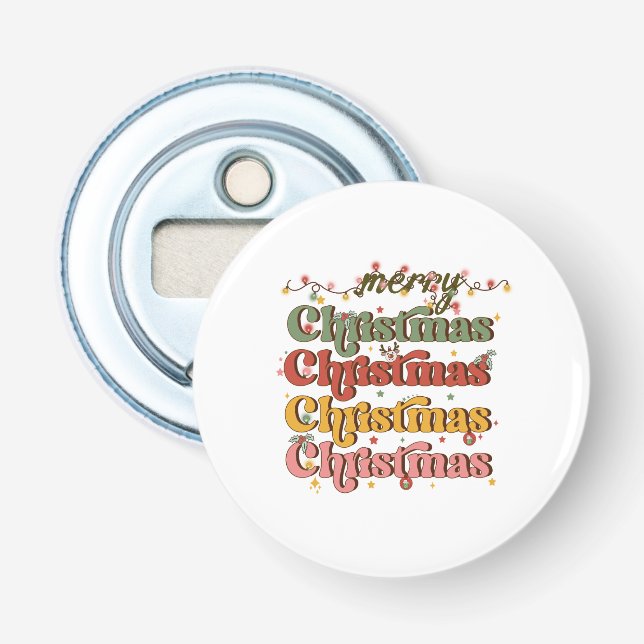 Décapsuleur Joyeux Noël de Noël (Devant)