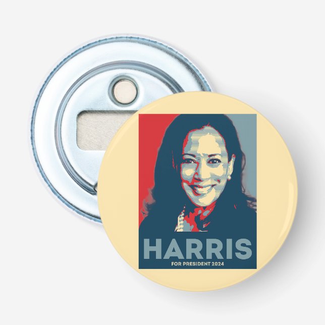 Décapsuleur Kamala Harris pour le président 2024 - Hope (Devant)