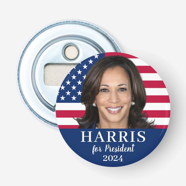 Décapsuleur Kamala Harris Pour Président 2024 (Devant)