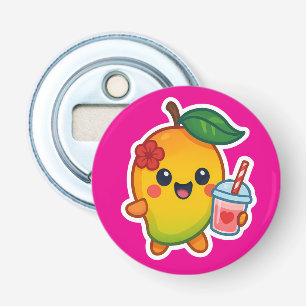 Décapsuleur Kawaii Mango - Fruit d'amour avec Smoothi de coeur