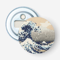 La Grande vague au large de Kanagawa 8 bits Pixel 