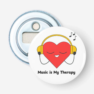 Décapsuleur La musique est ma thérapie - Citation inspirante d