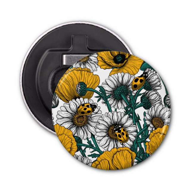 Décapsuleur La prairie en jaune (Devant)