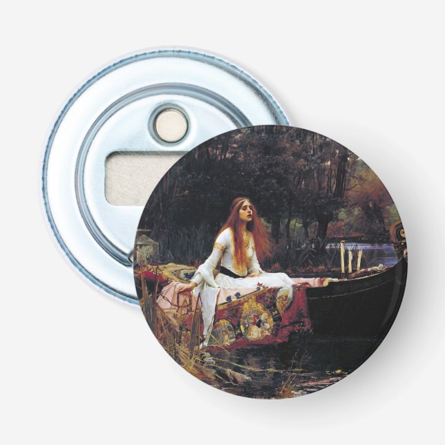 Décapsuleur Lady Of Shallot Boat JW Waterhouse Art Romantique (Devant)