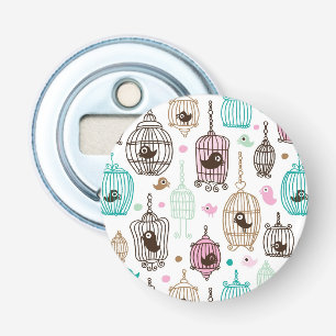 Décapsuleur l'amour de cage à oiseaux badine le motif